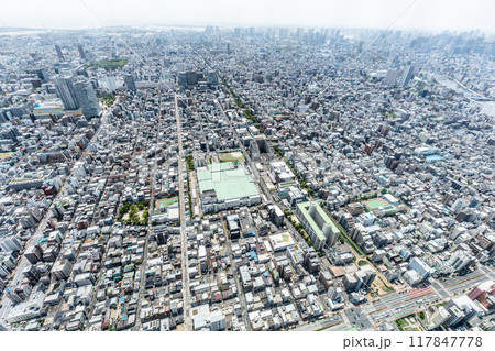 Tokyo Aerial View in Japan 117847778