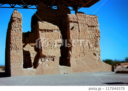 Ancient Casa Grande Ruins National Monument on Film Ancient Casa Grande Ruins National Monument on Film 117848370