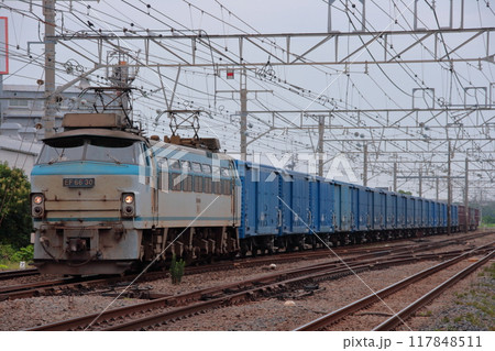 EF66-30号機(旧貨物色)牽引の紙輸送貨物列車(3461列車)_2009/7/18撮影 117848511