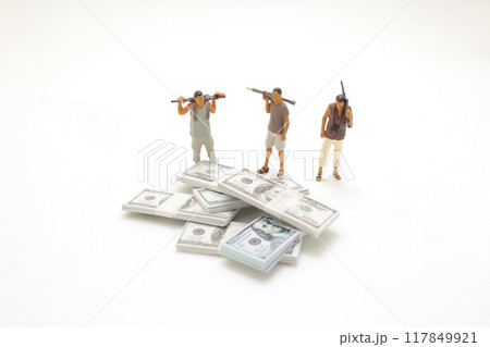 the African Soldier, the fun of the figure 117849921