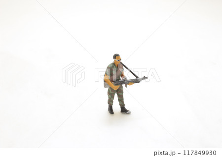 the African Soldier, the fun of the figure the African Soldier, the fun of the figure 117849930