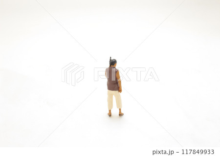 the African Soldier, the fun of the figure 117849933