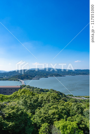 舘山寺にある大草山展望台から見た風景(静岡県) 117851000