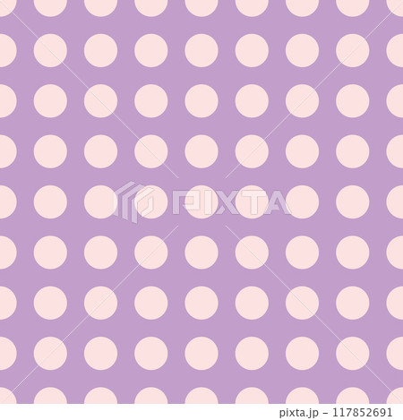 Geometric pattern, consists of circles, light purple background, seamless pattern 117852691