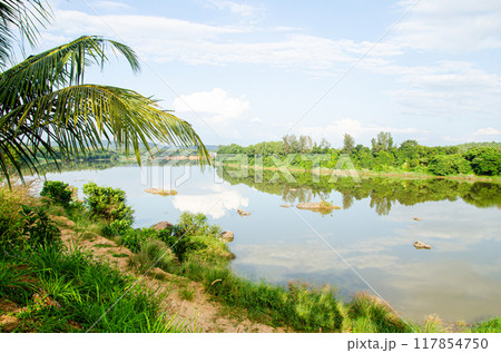Netravati River at Thumbe in Mangalore, India Netravati River at Thumbe in Mangalore, India 117854750