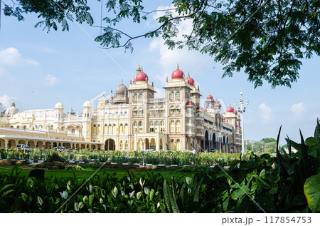 Majestic view of the Mysore Palace Majestic view of the Mysore Palace 117854753