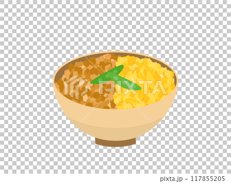 Illustration of minced meat bowl 117855205