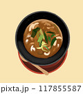 カレーうどんを食べる 117855587