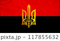 Flag of Invincible Ukraine. Free country of the world. 117855632