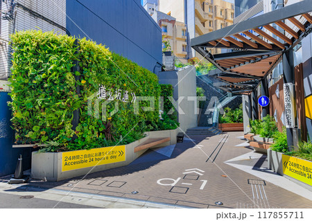 東京　渋谷区　文化村通り沿いにある「道玄坂通 dogenzaka-dori」 117855711