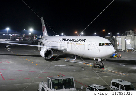 夜の駐機場 117856329