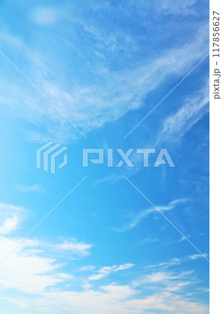 秋の青空と雲 秋の青空と雲 117856627