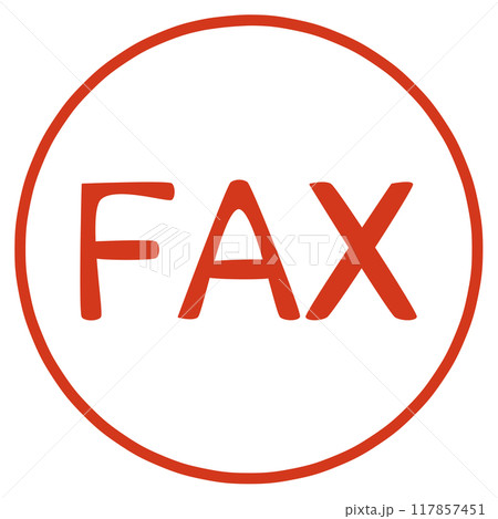 FAXのマーク 117857451