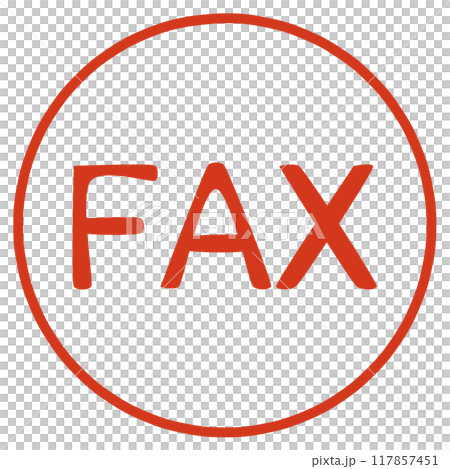 FAXのマーク 117857451