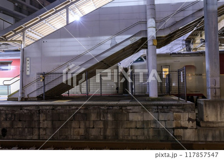 大雨による運休で共和駅に回送されたサンライズエクスプレス 大雨による運休で共和駅に回送されたサンライズエクスプレス 117857547