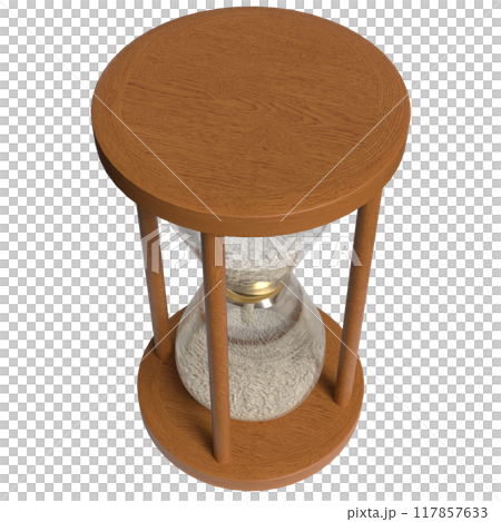 The sand clock png image 3d rendering The sand clock png image 3d rendering 117857633