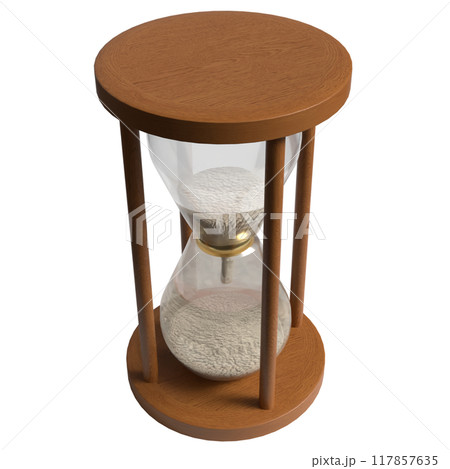 The sand clock png image 3d rendering 117857635