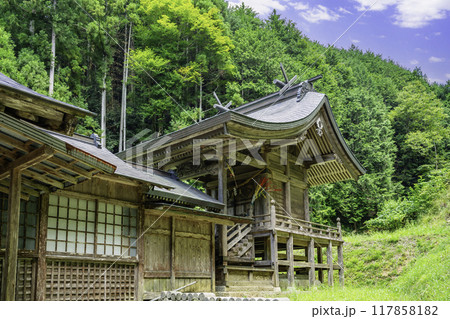智頭　因幡若一宮　河野神社　本殿　鳥取県智頭町 117858182
