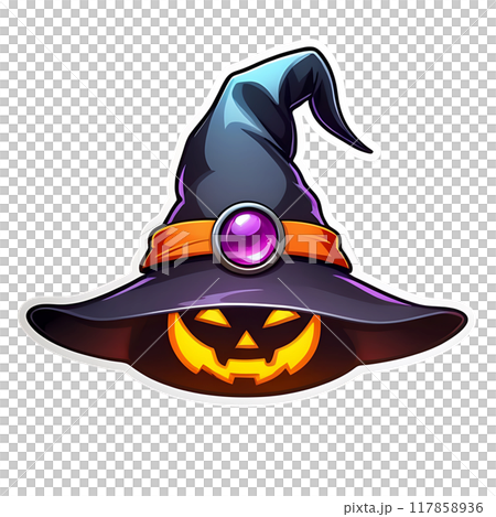 Halloween Pumpkin Stickers 117858936