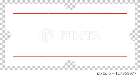 値札シール風のコピースペース 117858977