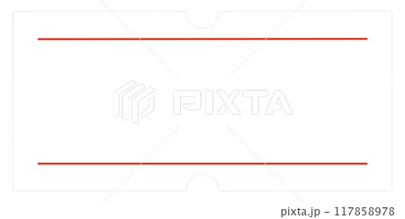 値札シール風のコピースペース 117858978