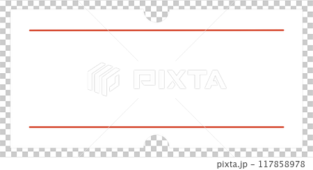 値札シール風のコピースペース 117858978