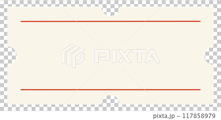 値札シール風のコピースペース 117858979