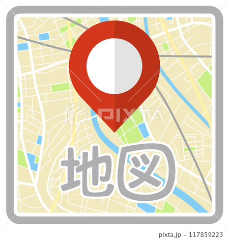 地図のアイコン 117859223