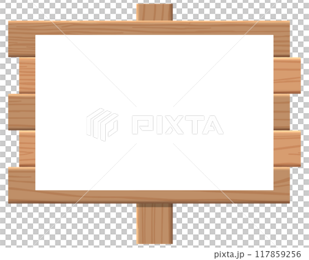 Wooden signboard 117859256
