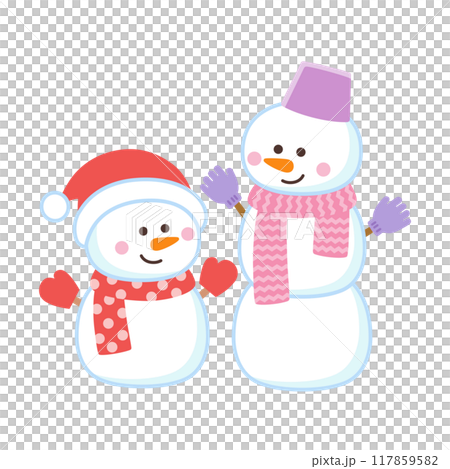 cute snowman 117859582
