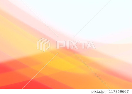 オレンジ・黄・赤色系の半透明な交差するライン背景 117859667