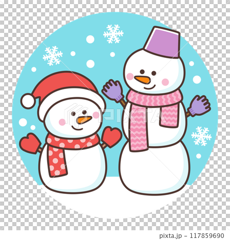 cute snowman 117859690