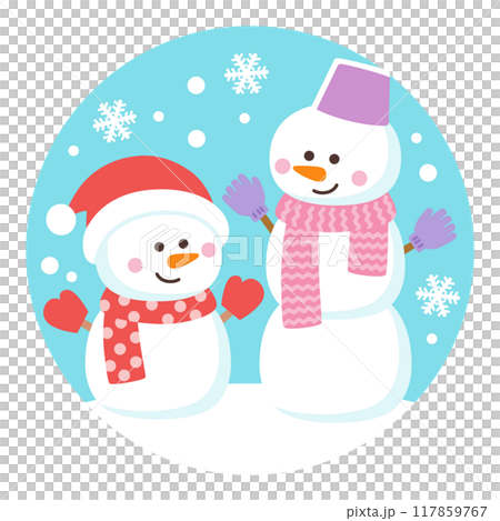cute snowman 117859767