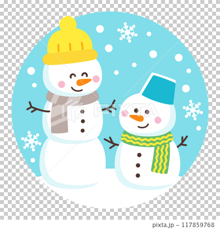 cute snowman 117859768