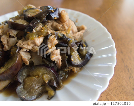 豚肉と茄子のみそ炒め 豚肉と茄子のみそ炒め 117861016