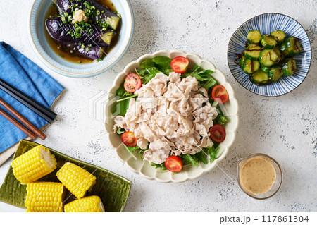 夏の料理色々 117861304