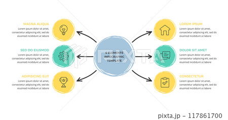 Hand Drawn Diagram Template 117861700