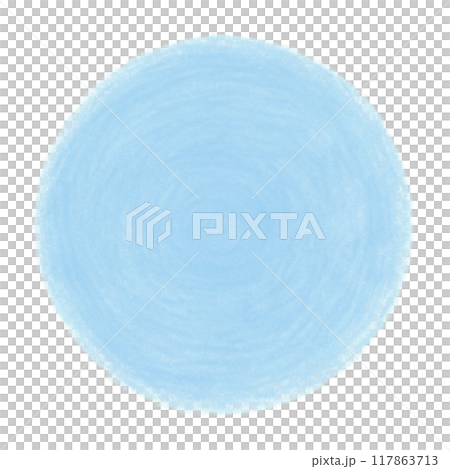 Hand-drawn circle illustration drawn with colored pencils Hand-drawn circle illustration drawn with colored pencils 117863713