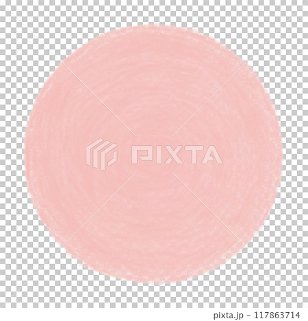 Hand-drawn circle illustration drawn with colored pencils Hand-drawn circle illustration drawn with colored pencils 117863714