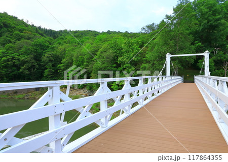 旭川市　神居古潭　神居大橋 117864355