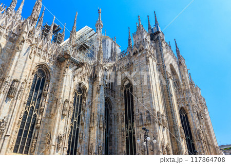 Milan Cathedral, or Metropolitan Cathedral-Basilica of the Nativity of Saint Mary, is the cathedral church of Milan, Lombardy, Italy 117864708