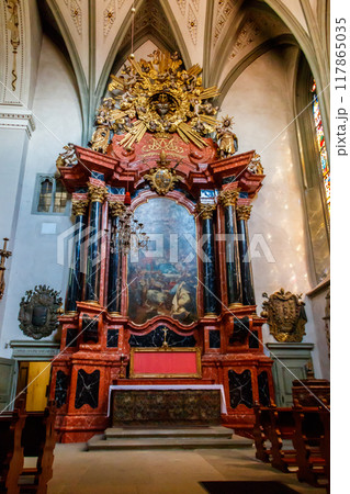 Interior of Konstanz Minster or Konstanz Cathedral in Konstanz (also known as Constance), Germany Interior of Konstanz Minster or Konstanz Cathedral in Konstanz (also known as Constance), Germany 117865035