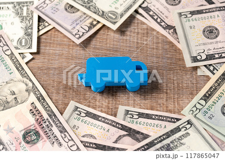 外貨取引イメージ（運輸　アメリカドル） 117865047