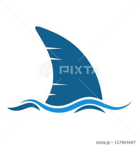 Shark icon logo design Shark icon logo design 117865687
