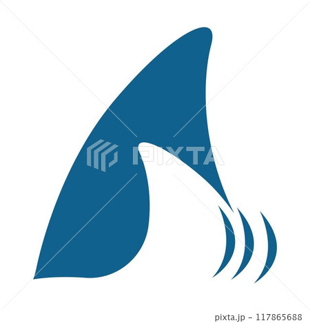 Shark icon logo design Shark icon logo design 117865688