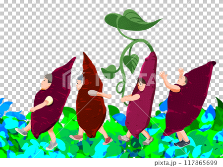 今日はお芋ほりの日 117865699