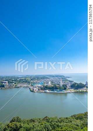 舘山寺にある大草山展望台から見た風景(静岡県) 117865794