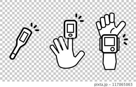 Vital check icon 117865863