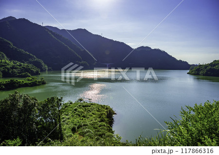 苫田ダム　奥津湖　岡山県鏡野町 117866316