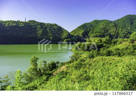 苫田ダム　奥津湖　岡山県鏡野町 117866317
